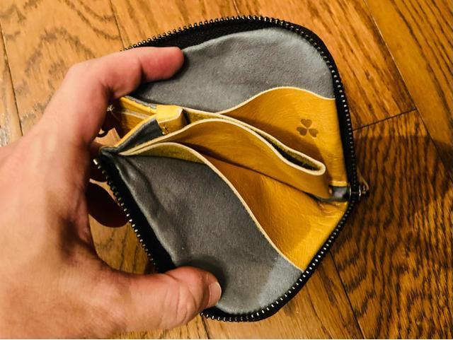 SURF サーフィン サーファー 財布 ウォレット レザー 本革 イエロー 黄色 メンズ レディース < 男性ファッション  SURF サーフィン サーファー 財布 ウォレット レザー 本革 イエロー 黄色 メンズ レディース < 男性ファッションの