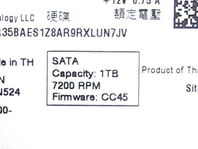 ★HDD SEAGATE ST1000DM010 1TB SATA 2個 < PC本体/周辺機器 ★HDD SEAGATE ST1000DM010 1TB SATA 2個 < PC本体/周辺機器の