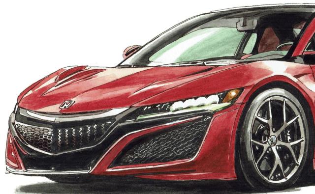 NC-211 ホンダNSX限定版画 直筆サイン額装済 < 自動車/バイク NC-211 ホンダNSX限定版画 直筆サイン額装済 < 自動車/バイク