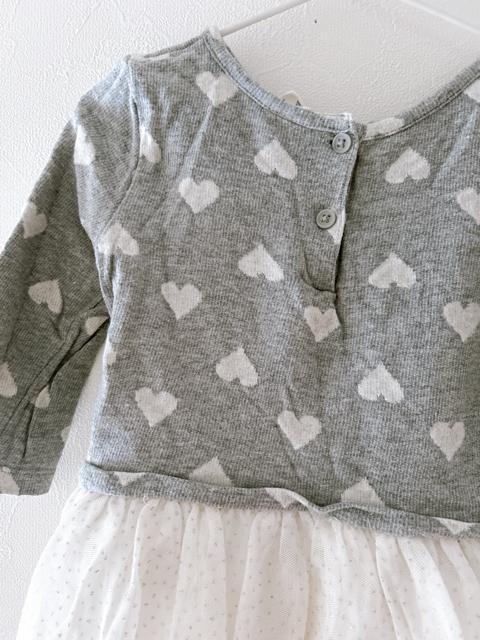 【baby GAP 】ハート柄ワンピース 90cm < キッズ/ベビー 【baby GAP 】ハート柄ワンピース 90cm < キッズ/ベビーの