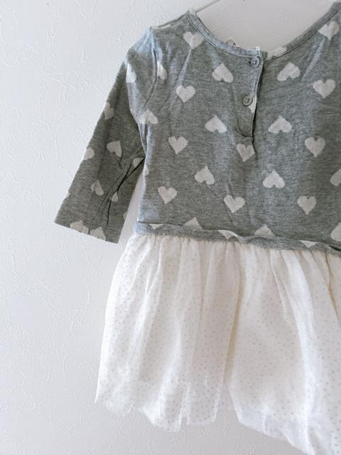 【baby GAP 】ハート柄ワンピース 90cm < キッズ/ベビー 【baby GAP 】ハート柄ワンピース 90cm < キッズ/ベビーの