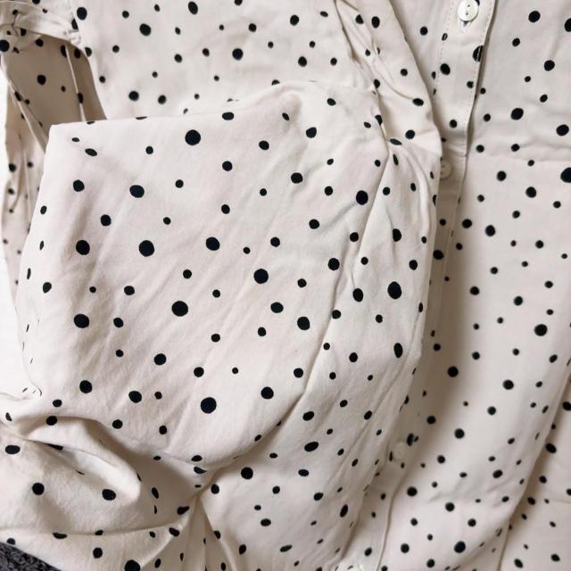 ◆GLOBAL WORK/グローバルワーク◆さらさらリラックスプリントブラウス★ドット柄S♪ < ブランド ◆GLOBAL WORK/グローバルワーク◆さらさらリラックスプリントブラウス★ドット柄S♪ < ブランドの