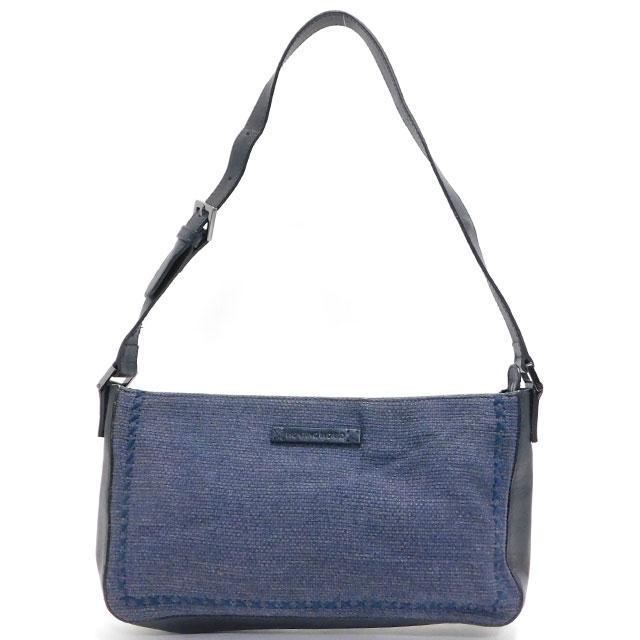 1000円 HUNTING WORLD ハンティングワールド ハンドバッグ ワンショルダーバッグ 紺 黒 < ブランド 1000円 HUNTING WORLD ハンティングワールド ハンドバッグ ワンショルダーバッグ 紺 黒 < ブランドの