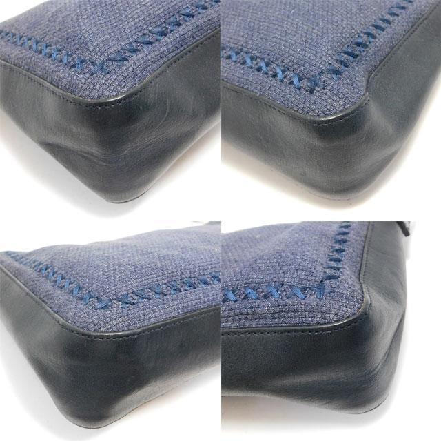 1000円 HUNTING WORLD ハンティングワールド ハンドバッグ ワンショルダーバッグ 紺 黒 < ブランド 1000円 HUNTING WORLD ハンティングワールド ハンドバッグ ワンショルダーバッグ 紺 黒 < ブランドの