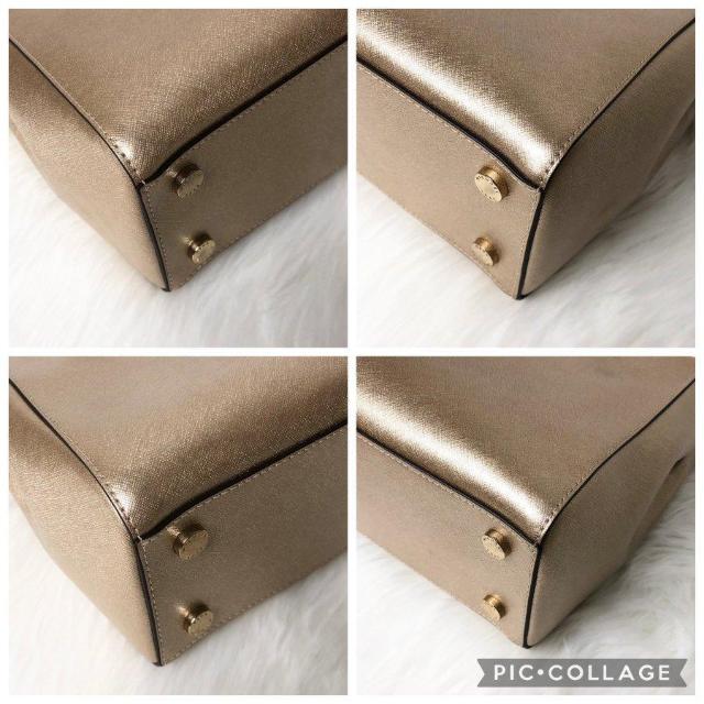 �y���g�p���zMICHAEL KORS �}�C�P���R�[�X �n���h�o�b�O �V�����_�[�o�b�O 2way�@�T�t�B�A�[�m ���U�[ �S�[���h �� �u�����h�� 