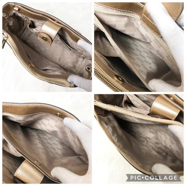 �y���g�p���zMICHAEL KORS �}�C�P���R�[�X �n���h�o�b�O �V�����_�[�o�b�O 2way�@�T�t�B�A�[�m ���U�[ �S�[���h �� �u�����h�� 