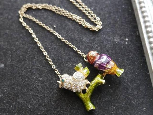 新品ゴスロリ姫系アンティーク調可愛い鳥とりさんネックレス < 女性アクセサリー/時計  新品ゴスロリ姫系アンティーク調可愛い鳥とりさんネックレス < 女性アクセサリー/時計の