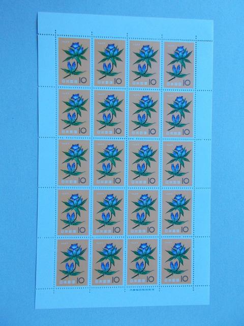 【未使用】花シリーズ リンドウ 1シート < ホビー 【未使用】花シリーズ リンドウ 1シート < ホビーの