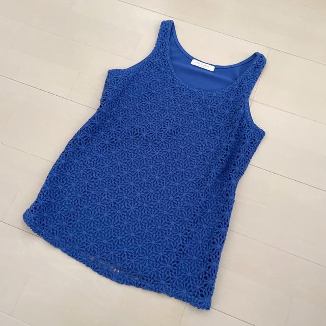 chocol raffine robe   レースノースリーブカットソー < 女性ファッション  chocol raffine robe   レースノースリーブカットソー  < 女性ファッションの