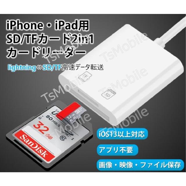 iPhonepTF/SDJ[h[_[2in1 MicroS   Ɠd/AV 