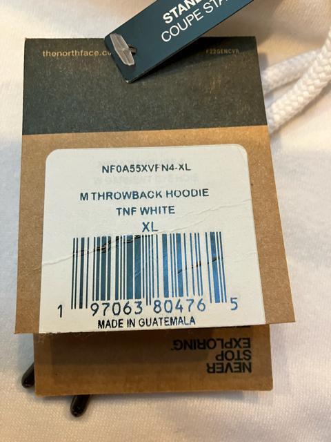 THE NORTH FACE パーカー プルオーバー 大きいsize XL 白 ホワイト  ノースフェイス < ブランド  THE NORTH FACE パーカー プルオーバー 大きいsize XL 白 ホワイト  ノースフェイス < ブランドの