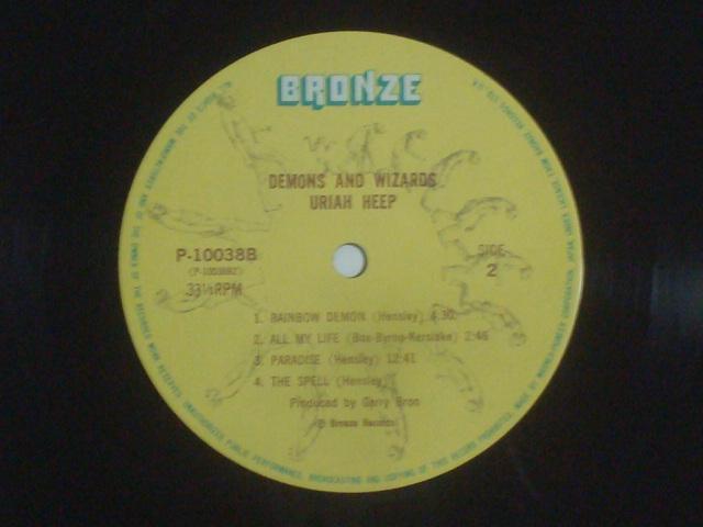 悪魔と魔法使い(DEMONS WIZARDS) / ユーライア・ヒープ(URIAH HEEP) 帯付LP < CD/DVD/ビデオ  悪魔と魔法使い(DEMONS WIZARDS) / ユーライア・ヒープ(URIAH HEEP) 帯付LP < CD/DVD/ビデオの