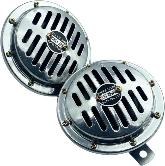 汎用 車 ホーン 12v デュアルトーン 重低音 320Hz /430Hz 2個 < 自動車/バイク 汎用 車 ホーン 12v デュアルトーン 重低音 320Hz /430Hz 2個 < 自動車/バイク