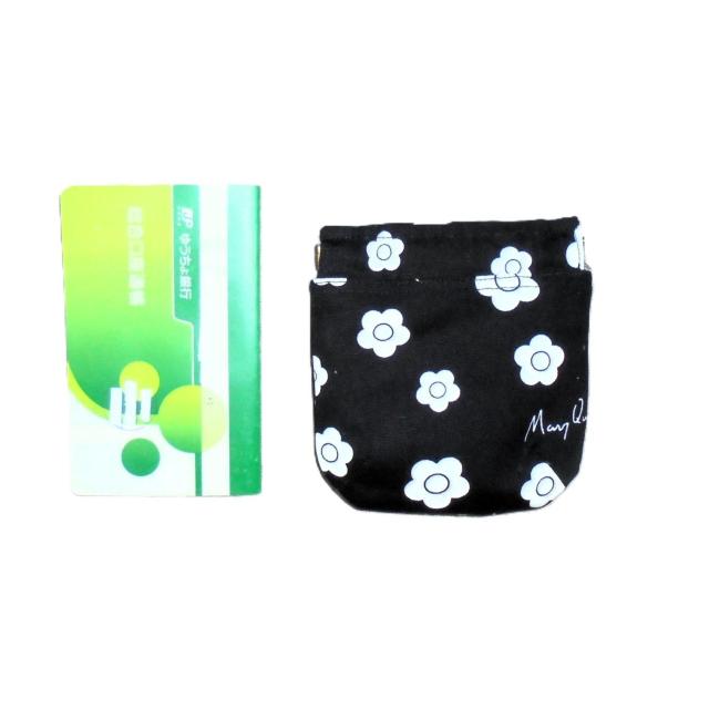 【12p幅】◆MARY QUANT◆マリークワント・ミニデイジー×黒◆バネポーチ < 女性ファッション  【12p幅】◆MARY QUANT◆マリークワント・ミニデイジー×黒◆バネポーチ < 女性ファッションの