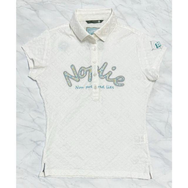 ナプリィ Noplie ロゴポロシャツ 白 < レジャー/スポーツ ナプリィ Noplie ロゴポロシャツ 白 < レジャー/スポーツの