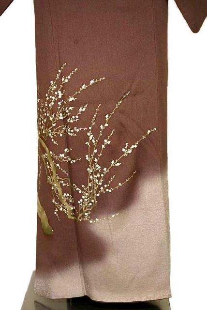 色留袖 最高峰 新品同様 京友禅作家 松尾光琳 銀彩 流水枝花文 鬼しぼ縮緬 1つ紋 身丈158cm 裄63cm T3641 < 女性ファッション 色留袖 最高峰 新品同様 京友禅作家 松尾光琳 銀彩 流水枝花文 鬼しぼ縮緬 1つ紋 身丈158cm 裄63cm T3641 < 女性ファッションの