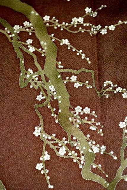 色留袖 最高峰 新品同様 京友禅作家 松尾光琳 銀彩 流水枝花文 鬼しぼ縮緬 1つ紋 身丈158cm 裄63cm T3641 < 女性ファッション 色留袖 最高峰 新品同様 京友禅作家 松尾光琳 銀彩 流水枝花文 鬼しぼ縮緬 1つ紋 身丈158cm 裄63cm T3641 < 女性ファッションの