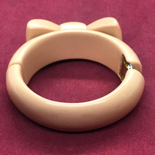 レア 正規品 シャネル CoCo ラインストーン リボン バングル サーモンピンク < ブランド  レア 正規品 シャネル CoCo ラインストーン リボン バングル サーモンピンク < ブランドの