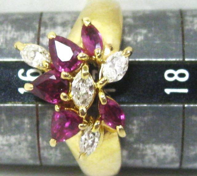 ɔi750K18 18Owփr[0.92ct_C0.39ct #17  ANZT[/v 