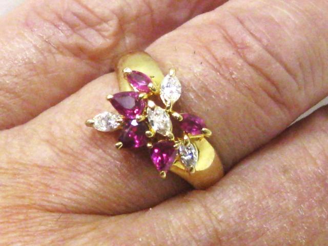 ɔi750K18 18Owփr[0.92ct_C0.39ct #17  ANZT[/v 