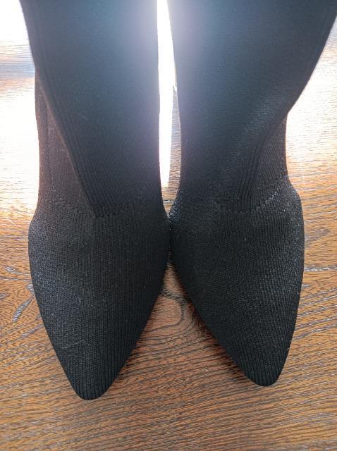 ★2wayニットブーツ★極美品★歩きやすい太ヒール★柔らか履き心地抜群★合わせやすい便利な黒★ < 女性ファッション ★2wayニットブーツ★極美品★歩きやすい太ヒール★柔らか履き心地抜群★合わせやすい便利な黒★ < 女性ファッションの