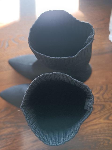 ★2wayニットブーツ★極美品★歩きやすい太ヒール★柔らか履き心地抜群★合わせやすい便利な黒★ < 女性ファッション ★2wayニットブーツ★極美品★歩きやすい太ヒール★柔らか履き心地抜群★合わせやすい便利な黒★ < 女性ファッションの