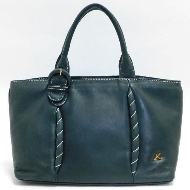 1000円 Kitamura キタムラ ハンドバッグ トートバッグ レザー 緑系 < ブランド 1000円 Kitamura キタムラ ハンドバッグ トートバッグ レザー 緑系 < ブランドの