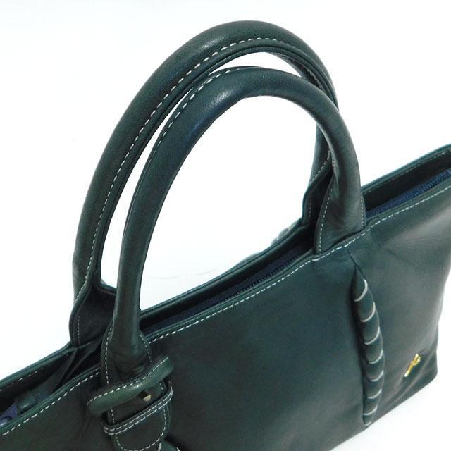 1000円 Kitamura キタムラ ハンドバッグ トートバッグ レザー 緑系 < ブランド 1000円 Kitamura キタムラ ハンドバッグ トートバッグ レザー 緑系 < ブランドの