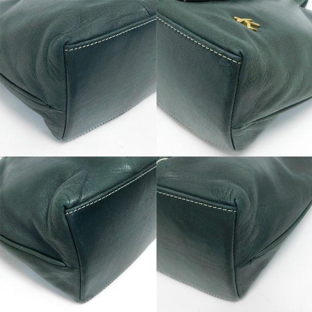 1000円 Kitamura キタムラ ハンドバッグ トートバッグ レザー 緑系 < ブランド 1000円 Kitamura キタムラ ハンドバッグ トートバッグ レザー 緑系 < ブランドの