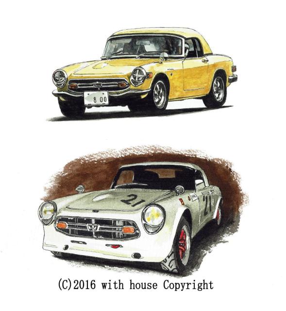 NC-219ホンダS800RS/S800限定版画 直筆サイン額装 < 自動車/バイク NC-219ホンダS800RS/S800限定版画 直筆サイン額装 < 自動車/バイク