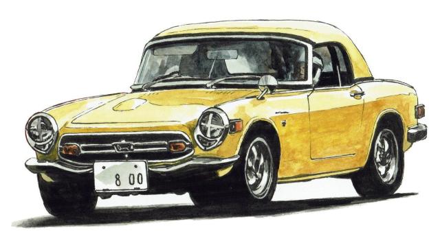 NC-219ホンダS800RS/S800限定版画 直筆サイン額装 < 自動車/バイク NC-219ホンダS800RS/S800限定版画 直筆サイン額装 < 自動車/バイク