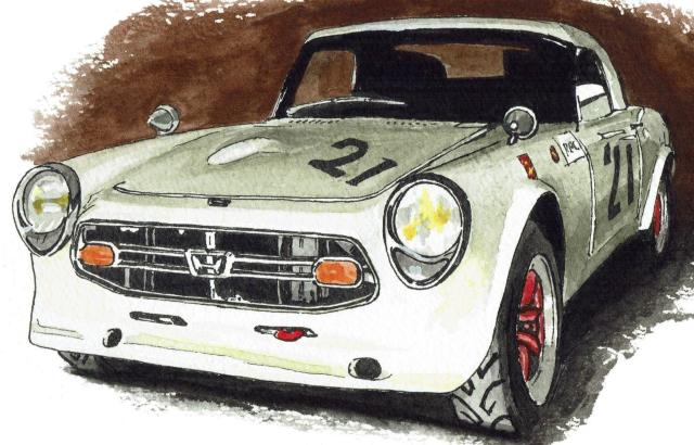 NC-219ホンダS800RS/S800限定版画 直筆サイン額装 < 自動車/バイク NC-219ホンダS800RS/S800限定版画 直筆サイン額装 < 自動車/バイク