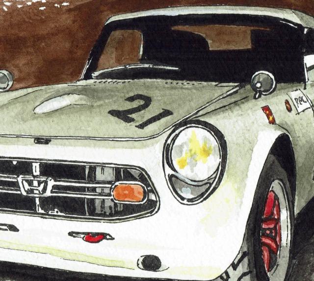 NC-219ホンダS800RS/S800限定版画 直筆サイン額装 < 自動車/バイク NC-219ホンダS800RS/S800限定版画 直筆サイン額装 < 自動車/バイク