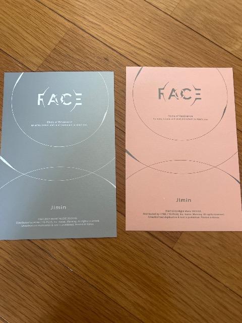 JIMIN FACE フォトカード < タレントグッズ JIMIN FACE フォトカード < タレントグッズの