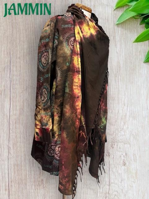 タイダイ旅人風ジャケット アジアン ヒッピー エスニック サイケ 個性派 < 男性ファッション タイダイ旅人風ジャケット アジアン ヒッピー エスニック サイケ 個性派 < 男性ファッションの