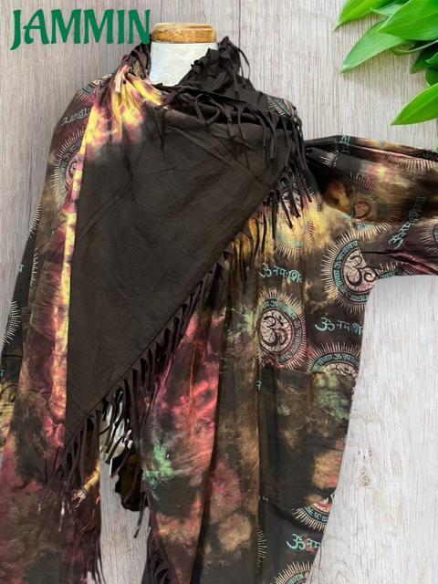 タイダイ旅人風ジャケット アジアン ヒッピー エスニック サイケ 個性派 < 男性ファッション タイダイ旅人風ジャケット アジアン ヒッピー エスニック サイケ 個性派 < 男性ファッションの