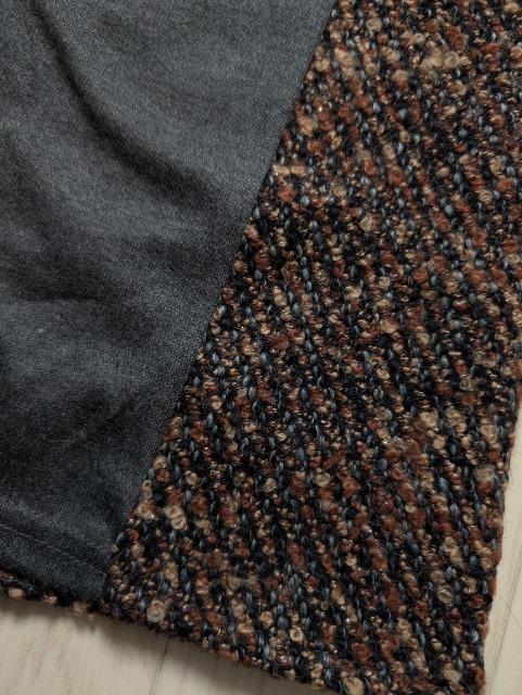 M★38★Rondeur★異素材切り替えカットソー★ツィード★新品★送料無料 < 女性ファッション M★38★Rondeur★異素材切り替えカットソー★ツィード★新品★送料無料 < 女性ファッションの