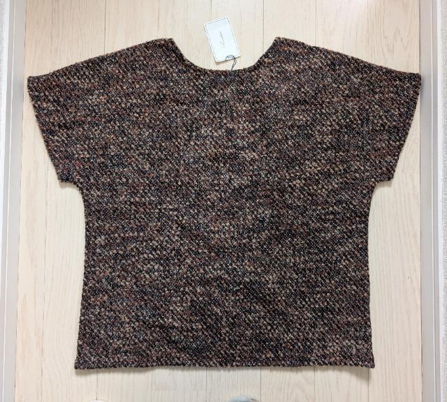 M★38★Rondeur★異素材切り替えカットソー★ツィード★新品★送料無料 < 女性ファッション M★38★Rondeur★異素材切り替えカットソー★ツィード★新品★送料無料 < 女性ファッションの