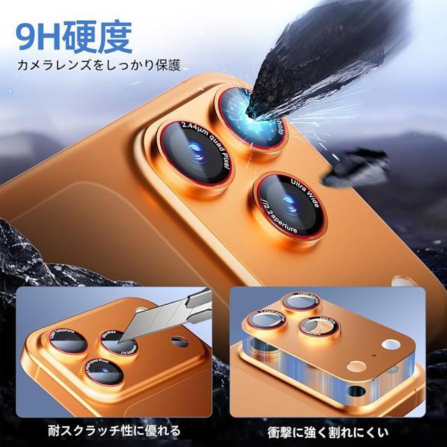 2���Z�b�g iphone17pro max�p �J�����ی�t�B���� �A���~������ 9H�����K���X�S�ʕی샌���Y�J�o�[ �ϏՌ������ߗ� �� �Ɠd/AV�� 