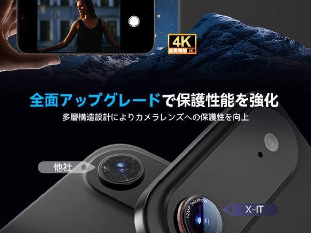 2���Z�b�g iphone17pro max�p �J�����ی�t�B���� �A���~������ 9H�����K���X�S�ʕی샌���Y�J�o�[ �ϏՌ������ߗ� �� �Ɠd/AV�� 