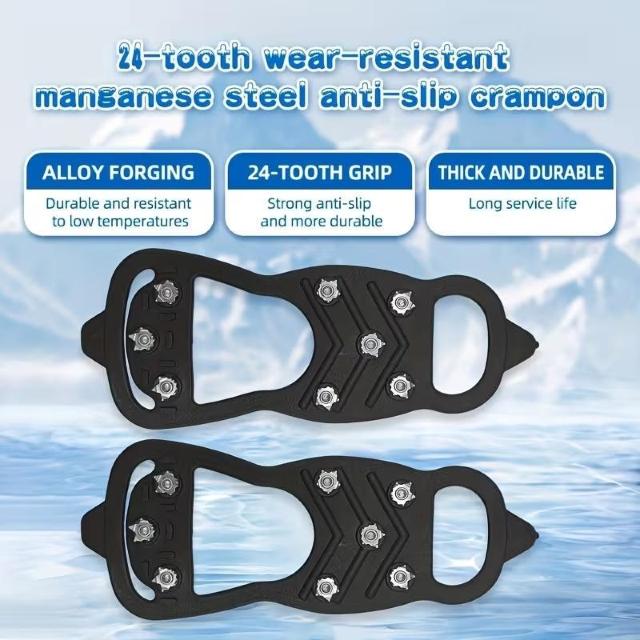 超お買い得790円★1足 滑り止めスノー&アイスシューズカバー トラクショングリップ付き - 氷上歩行 冬用 男女兼用 < 男性ファッション 超お買い得790円★1足 滑り止めスノー&アイスシューズカバー トラクショングリップ付き - 氷上歩行 冬用 男女兼用 < 男性ファッションの