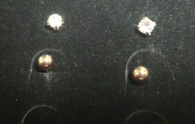 �V�i���g�p �s�A�X2�_�Z�b�g �S�[���h �N���A�X�g�[�� ���E���h �V���v�� �� �����A�N�Z�T���[/���v�� 