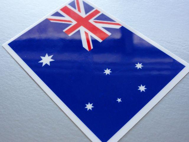 1■オーストラリア国旗ステッカー☆1枚即買☆スーツケースなどに < レジャー/スポーツ 1■オーストラリア国旗ステッカー☆1枚即買☆スーツケースなどに < レジャー/スポーツの
