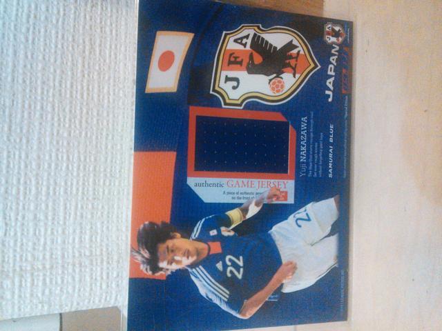 中澤佑二 ジャージカード 日本代表09-10 < トレーディングカード  中澤佑二 ジャージカード 日本代表09-10  < トレーディングカードの