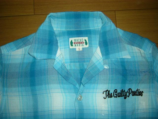 ワコマリア WACKO MARIA チェックシャツ S 水色系 半袖 < ブランド ワコマリア WACKO MARIA チェックシャツ S 水色系 半袖 < ブランドの