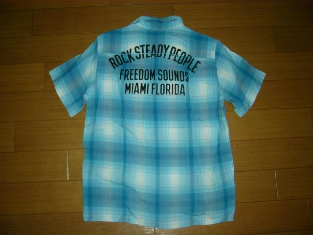 ワコマリア WACKO MARIA チェックシャツ S 水色系 半袖 < ブランド ワコマリア WACKO MARIA チェックシャツ S 水色系 半袖 < ブランドの