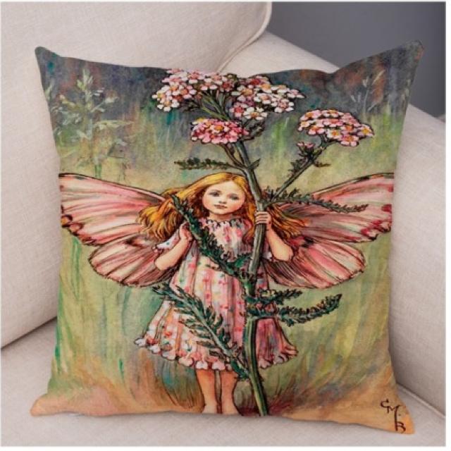 新品 花の妖精 フラワーフェアリー クッションカバー c < インテリア/ライフ  新品 花の妖精 フラワーフェアリー クッションカバー c  < インテリア/ライフの