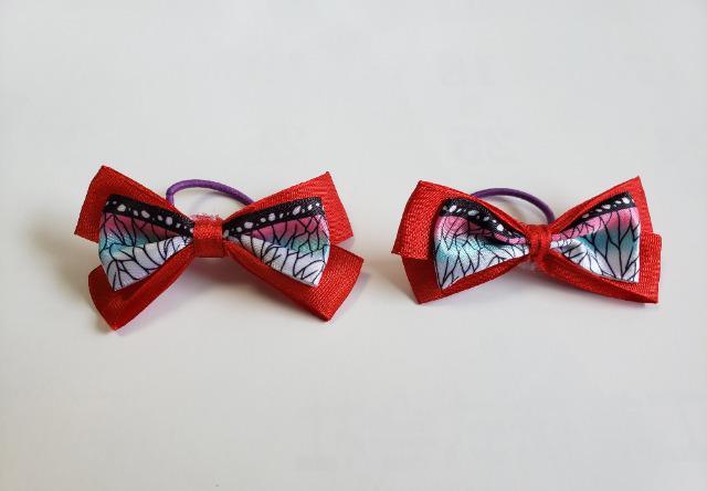 31★【本日限定】 ヘアゴム 鬼滅の刃 胡蝶しのぶ柄 2個set(*^^*)ハンドメイド < 女性アクセサリー/時計  31★【本日限定】 ヘアゴム 鬼滅の刃 胡蝶しのぶ柄 2個set(*^^*)ハンドメイド  < 女性アクセサリー/時計の