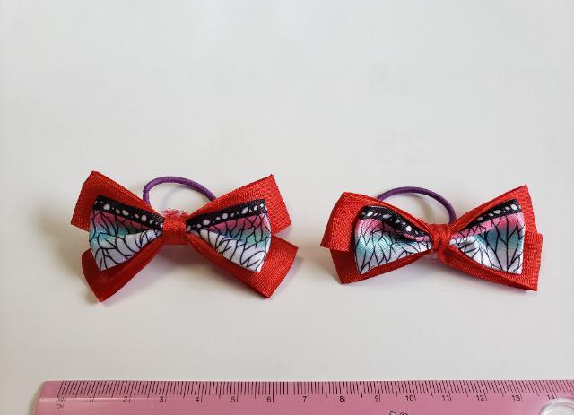 31★【本日限定】 ヘアゴム 鬼滅の刃 胡蝶しのぶ柄 2個set(*^^*)ハンドメイド < 女性アクセサリー/時計  31★【本日限定】 ヘアゴム 鬼滅の刃 胡蝶しのぶ柄 2個set(*^^*)ハンドメイド < 女性アクセサリー/時計の