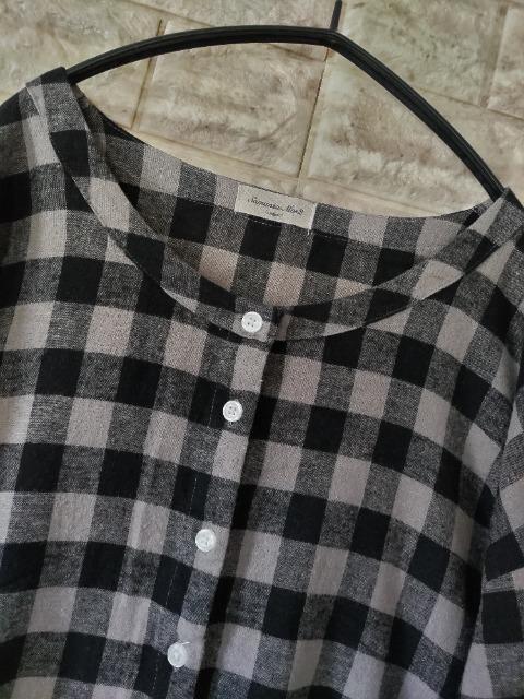 …Samansa Mos2…リネン*コットン 格子チェック チュニック < ブランド …Samansa Mos2…リネン*コットン 格子チェック チュニック < ブランドの